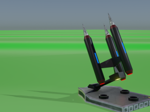 missile launcher 3D 模型