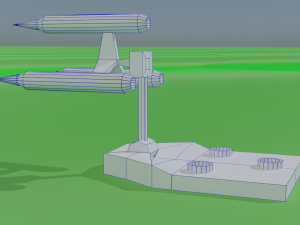 missile launcher 3D 模型