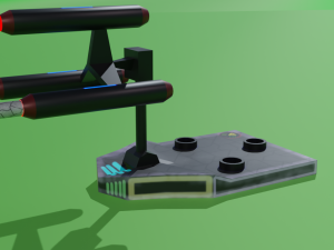 missile launcher 3D 模型