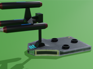 missile launcher 3D 模型