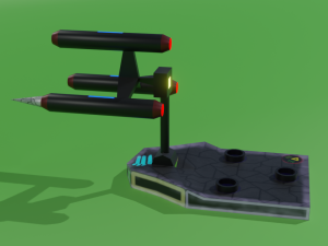 missile launcher 3D 模型