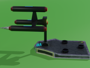 missile launcher 3D 模型