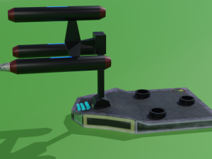missile launcher 3D 模型