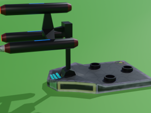 missile launcher 3D 模型
