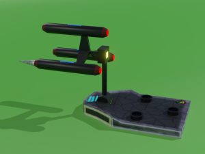 missile launcher 3D 模型