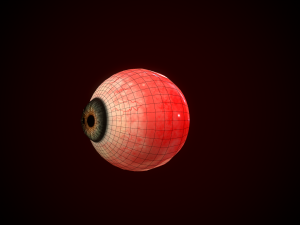 realistic eye 3D मॉडल