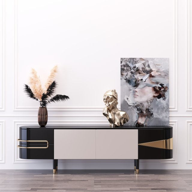 cabinets04 3D Model .c4d .max .obj .3ds .fbx .stl .blend 