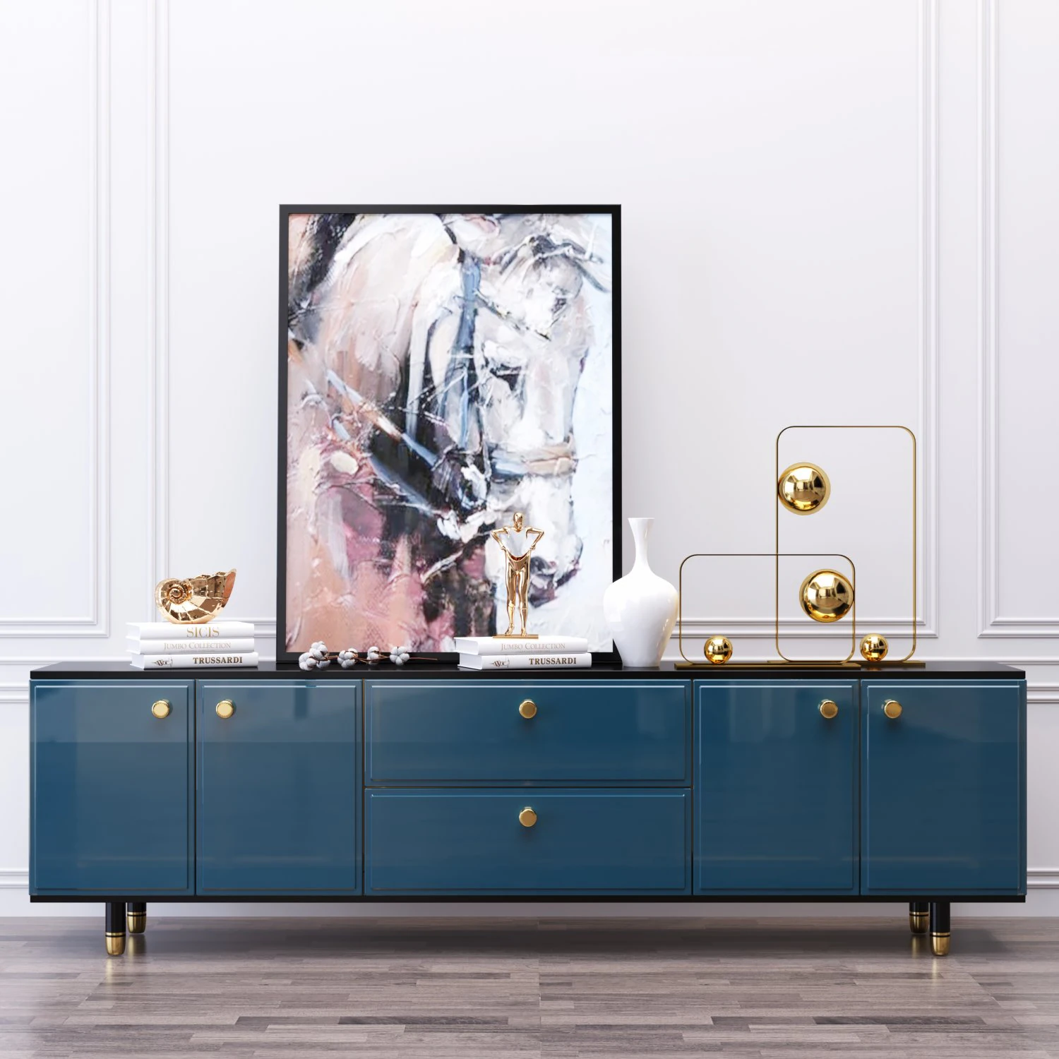 cabinets08 3D Model .c4d .max .obj .3ds .fbx .stl .blend 