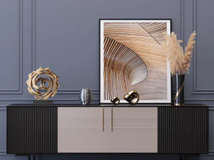 キャビネット17 3Dモデル