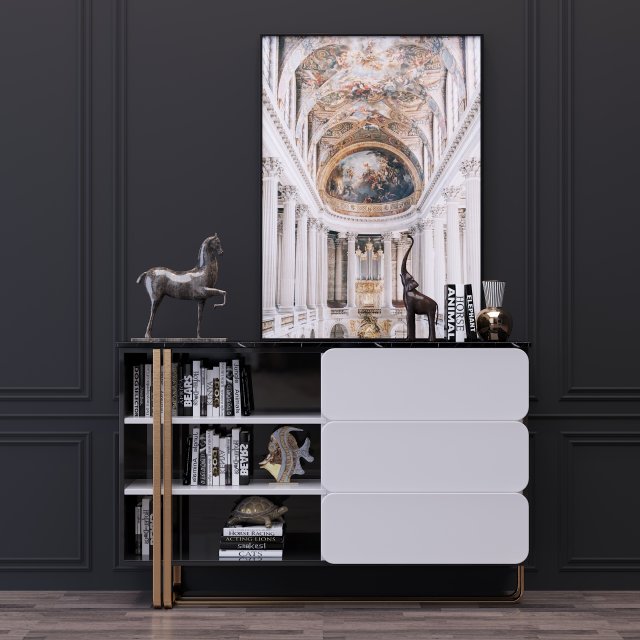 cabinets30 Modelo 3D .c4d .max .obj .3ds .fbx .stl .blend 