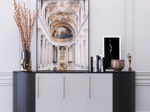 キャビネット32 3Dモデル