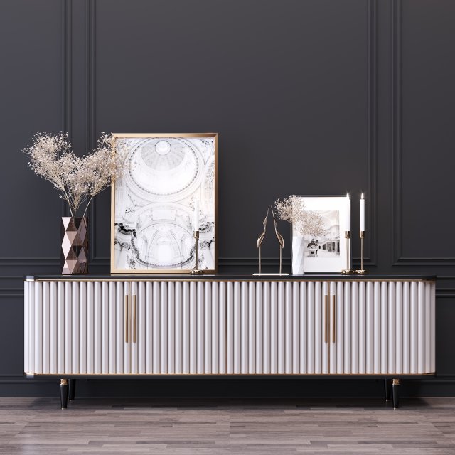cabinets36 Model 3D .c4d .max .obj .3ds .fbx .stl .blend 