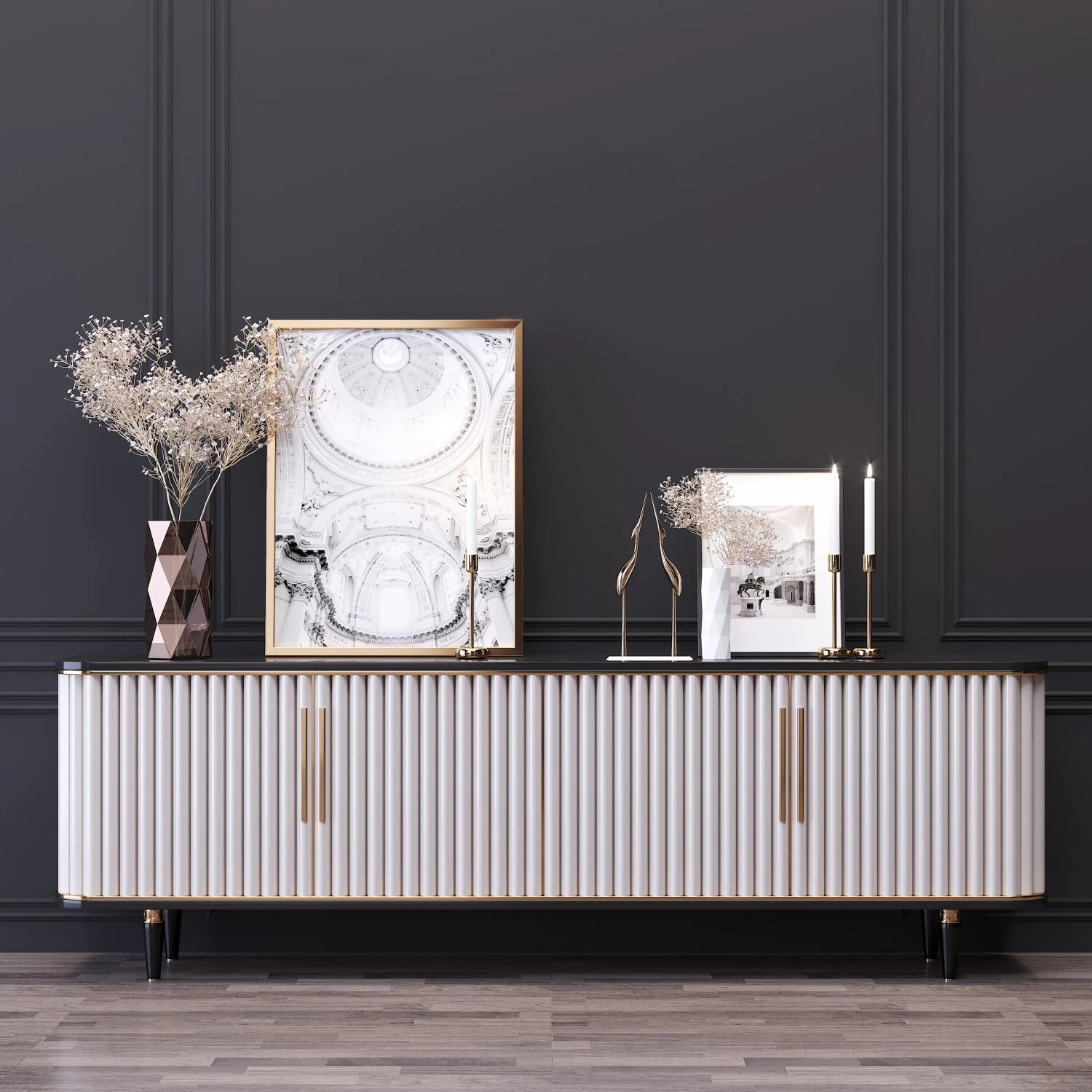 cabinets36 3D Model .c4d .max .obj .3ds .fbx .stl .blend