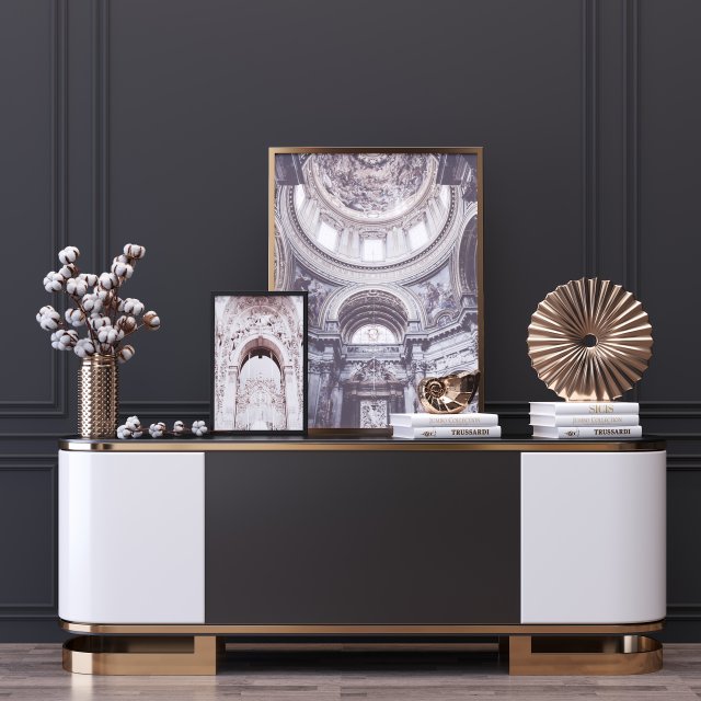 cabinets37 3D Модель .c4d .max .obj .3ds .fbx .stl .blend 
