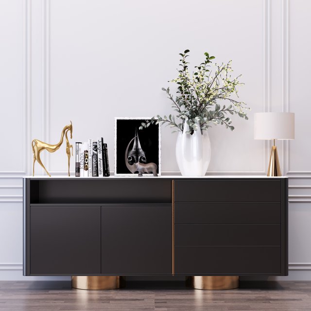 cabinets41 3D Модель .c4d .max .obj .3ds .fbx .stl .blend 