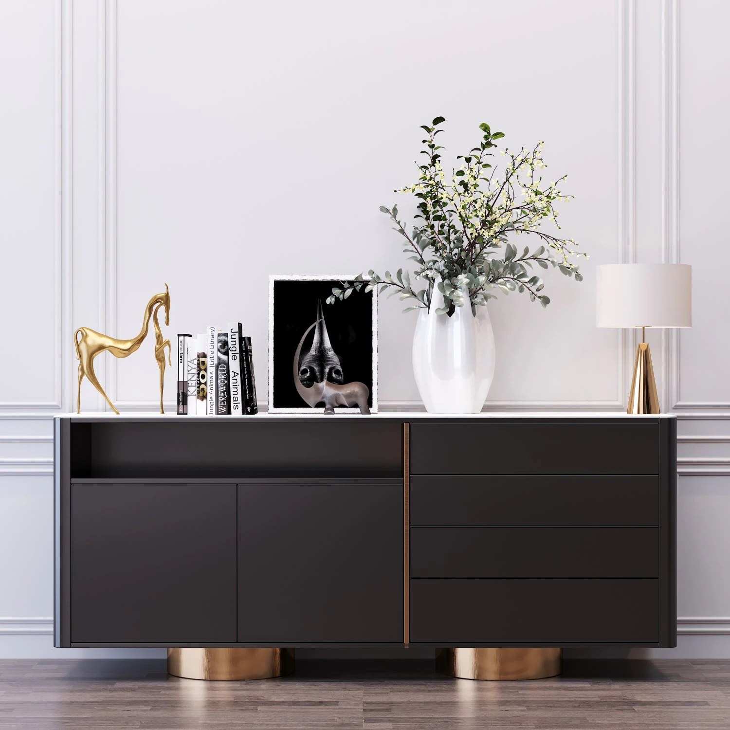 cabinets41 3D Model .c4d .max .obj .3ds .fbx .stl .blend 