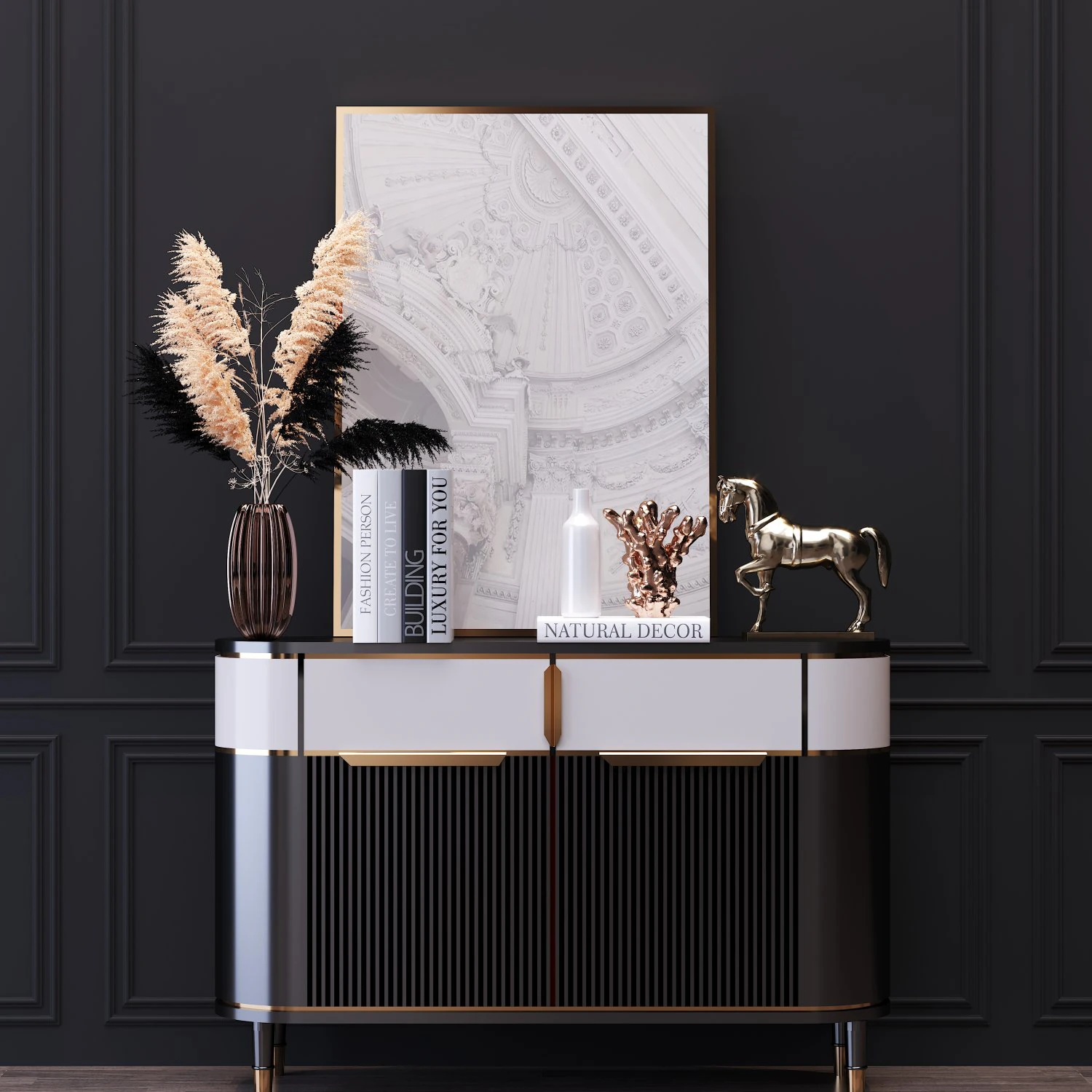 cabinets45 3D Model .c4d .max .obj .3ds .fbx .stl .blend 
