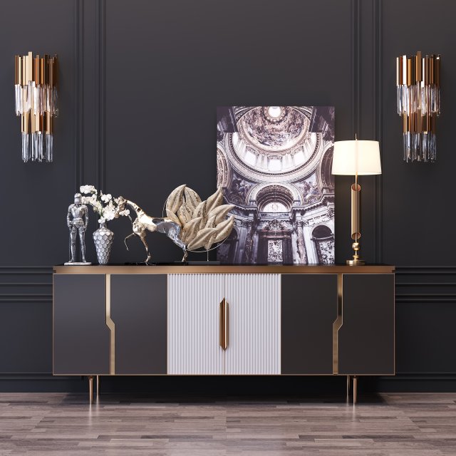 cabinets46 Model 3D .c4d .max .obj .3ds .fbx .stl .blend