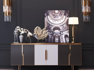 キャビネット46 3Dモデル