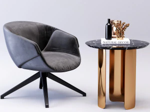 桌上咖啡08 3D 模型