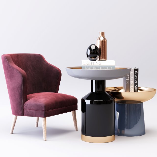 table coffee11 Modelo 3D .c4d .max .obj .3ds .fbx .stl .blend 