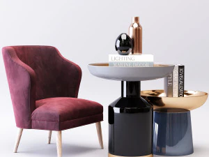 テーブルコーヒー11 3Dモデル