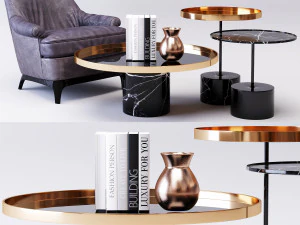 テーブルコーヒー12 3Dモデル