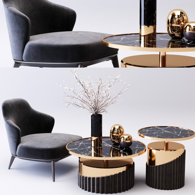 table coffee16 Model 3D .c4d .max .obj .3ds .fbx .stl .blend 