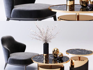 テーブルコーヒー16 3Dモデル