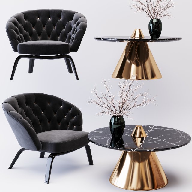 table coffee18 Model 3D .c4d .max .obj .3ds .fbx .stl .blend 