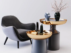 テーブルコーヒー19 3Dモデル