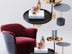 mesa de caf&eacute;21 Modelo 3D