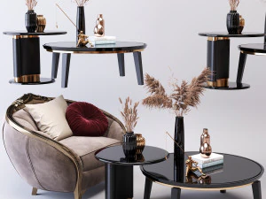 テーブルコーヒー28 3Dモデル