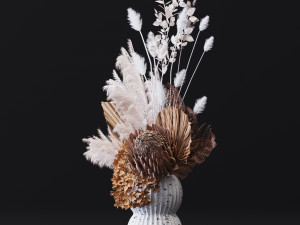 flowerpot set04 Model 3D