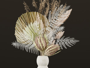flowerpot set06 3D 모델
