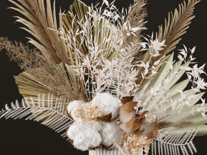 set vaso di fiori07 Modello 3D