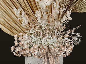 flowerpot set08 Modelo 3D