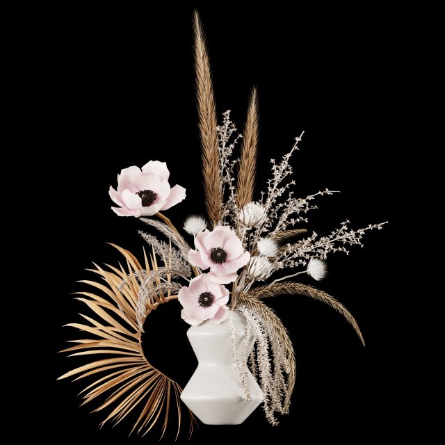 flowerpot set09 3D मॉडल .c4d .max .obj .3ds .fbx .stl .blend 