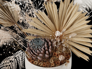 flowerpot set12 3D 모델