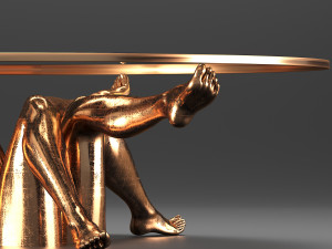 isadora table Modèle 3D