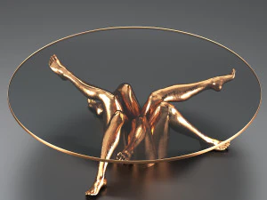 イサドラテーブル 3Dモデル