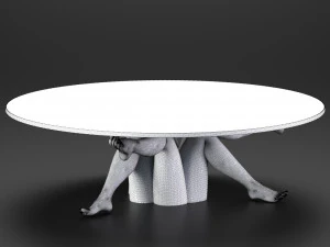 イサドラテーブル 3Dモデル