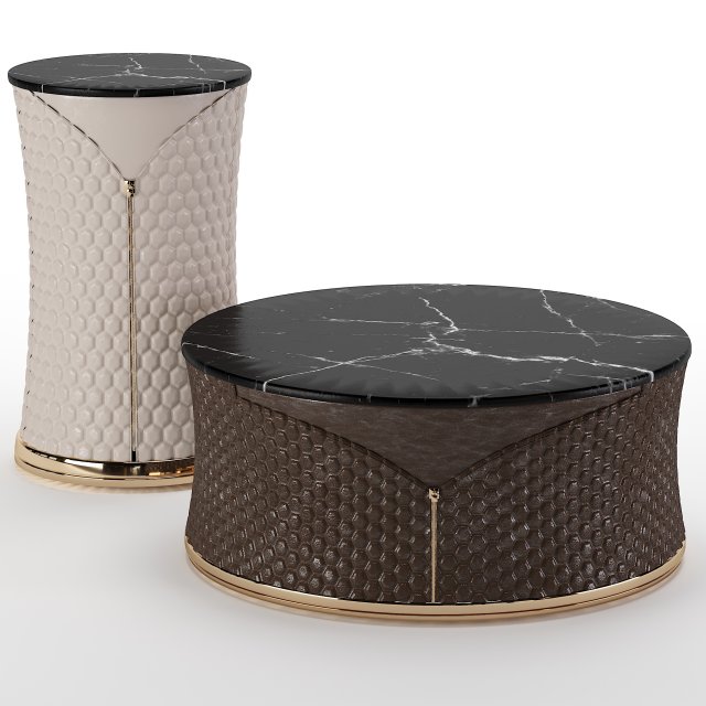 vogue coffee tables 3D Model .c4d .max .obj .3ds .fbx .stl .blend 