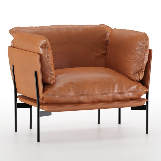 cloud lounge chair Modelo 3D .c4d .max .obj .3ds .fbx .stl .blend 