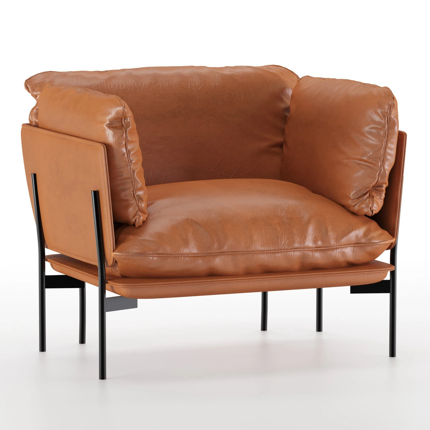 cloud lounge chair 3D Model .c4d .max .obj .3ds .fbx .stl .blend 