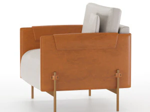 aston martin armchair 3D Model
