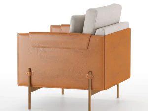 aston martin armchair 3D Model