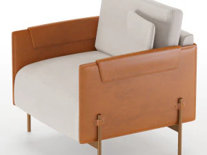 aston martin armchair 3D Model