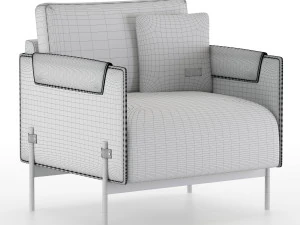 aston martin armchair 3D Model