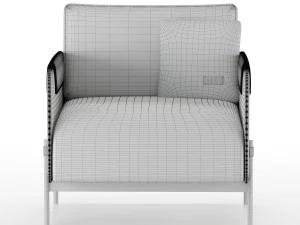 aston martin armchair 3D Model